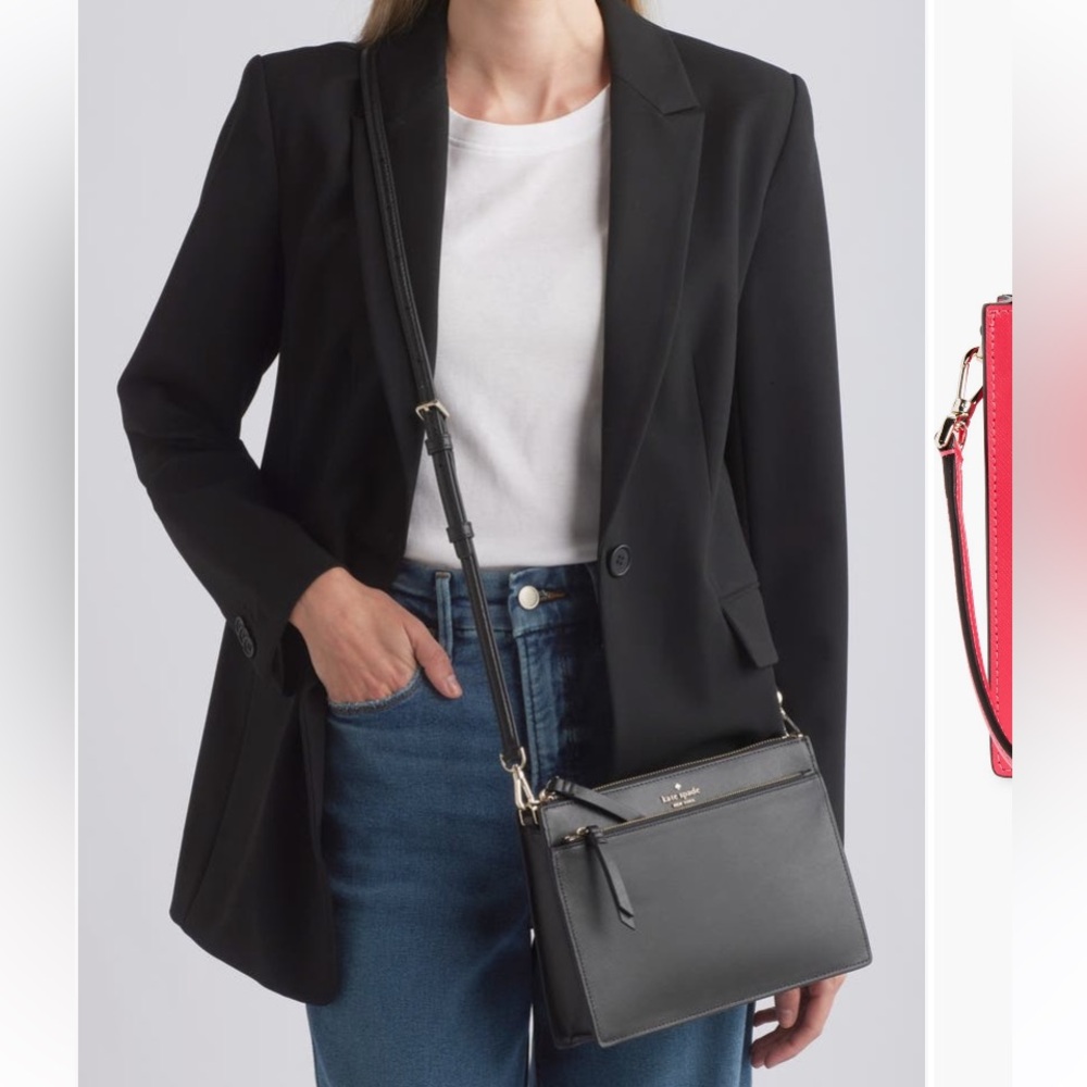 Kate Spade New York Cameron Zip Crossbody Bag Silver Hardware - Picture 13 of 13